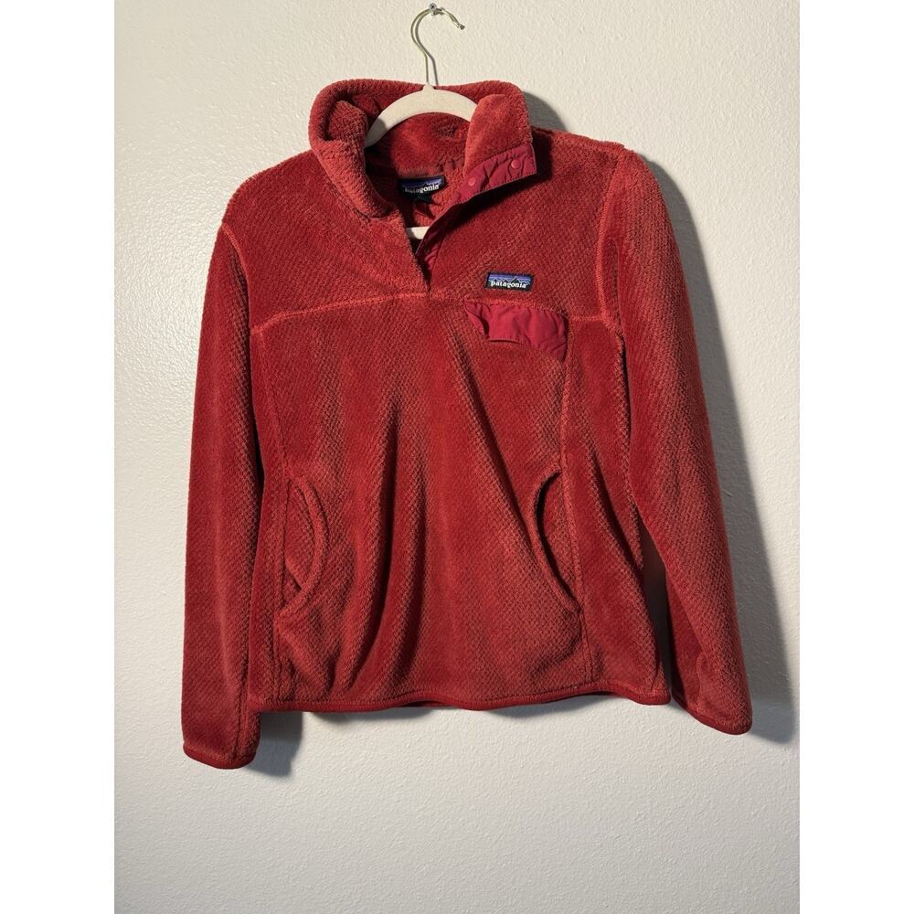 Patagonia Red Fleece Pullover Jacket